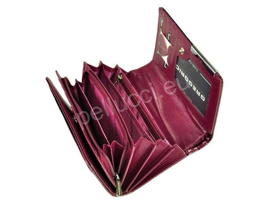 Portfel damski skórzany PELLUCCI BC-112 Czerwony