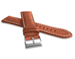 LAVVU Naturalnie barwiony brązowy pasek NATURE ze skóry Top Grain - 22