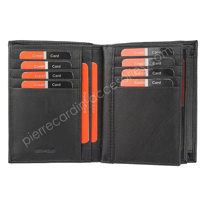 Portfel męski skórzany Pierre Cardin TILAK06 331 RFID Czarny