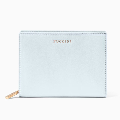 Portfel damski skórzany PUCCINI ZEN ZN9186 7B Niebieski