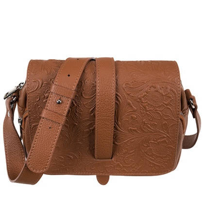 Torebka skórzana Canaletto z tłoczoną klapką – elegancja i ponadczasowy styl TD690s27t4