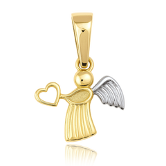 MINET Złota zawieszka anioł Au 585/1000 0,35g