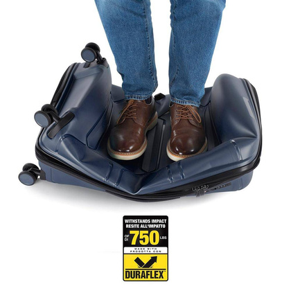 Heys Milos duża granatowa walizka na kółkach 76 cm