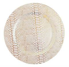 Podtalerz biało-złoty wzór skóra węża