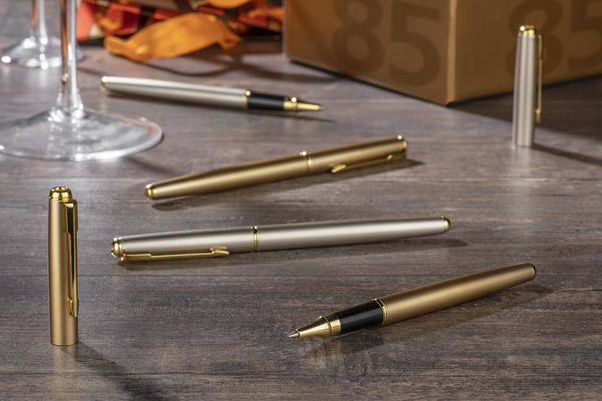 Pióro kulkowe UPOMINKARNIA GLOW GOLD Szampańskie