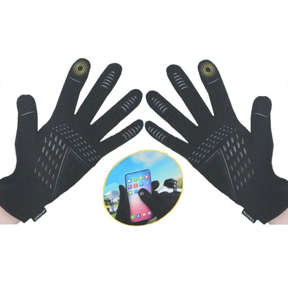 RĘKAWICZKI ROWEROWE OCIEPLANE TOUCHSCREEN SENIOR R.L DUNLOP