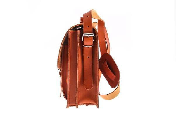 Klasyczna teczka / plecak KEMER VOOC Vintage P12 naturalny