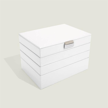 Szkatułka na biżuterię Stackers poczwórna classic biała