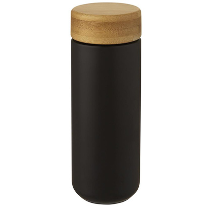 Lumi ceramiczny kubek z bambusową pokrywką o pojemności 300 ml