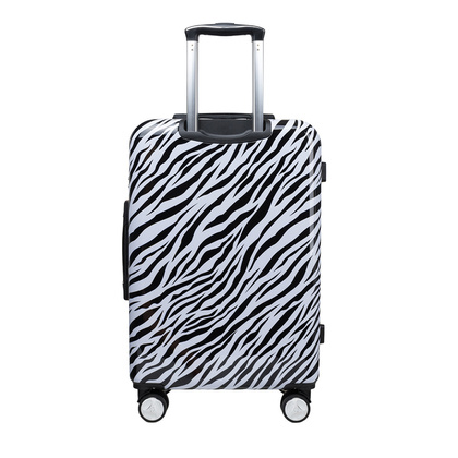 Średnia walizka PUCCINI BEVERLY HILLS ABS015B 10 Zebra