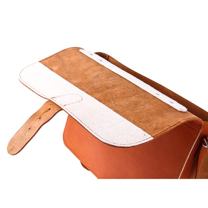 TECZKA SKÓRZANA 3W1 KEMER VOOC Vintage  P13 BRĄZOWA