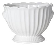 Doniczka ceramiczna biała mała