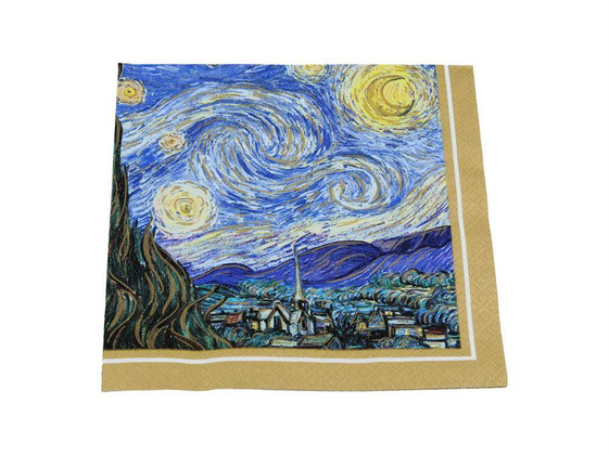Serwetki papierowe 20szt. - V. van Gogh, Gwiaździsta Noc (CARMANI)