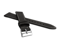 LAVVU Naturalnie barwiony czarny pasek Nature ze skóry Top Grain - 20