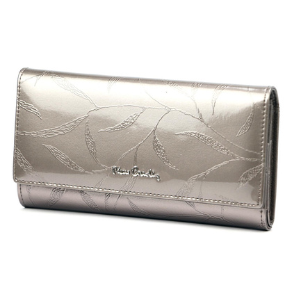 Duży skórzany portfel damski Pierre Cardin 