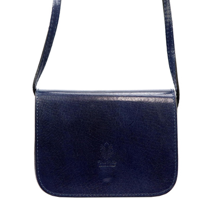 Torebka damska skórzana KEMER 43 Ciemny brąz