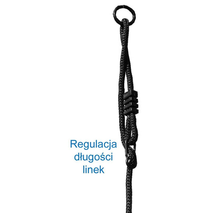 Huśtawka ogrodowa bocianie gniazdo XXL 95cm niebieska