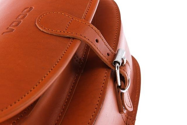 Listonoszka duża torebka KEMER VOOC Vintage P27 Koniak