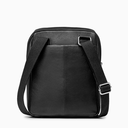 Torba na ramię skórzana PUCCINI COMO CO1924 1 Czarna