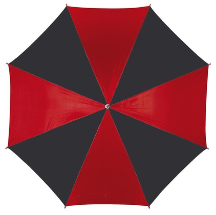 Parasol automatyczny KEMER DISCO czarny/czerwony