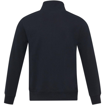 Galena bluza unisex z recyklingu z zamkiem błyskawicznym na całej długości
