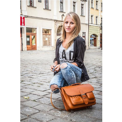 Uniwersalna teczka skóra 3w1 KEMER VOOC Vintage P13 czarny