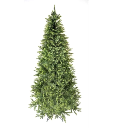 Choinka sztuczna PE01 220 cm zielona z metalowym stojakiem  jasnozielona silikonowa