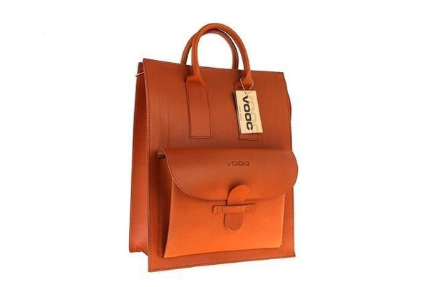 Torba damska do rękiKEMER VOOC Vintage P34 koniak