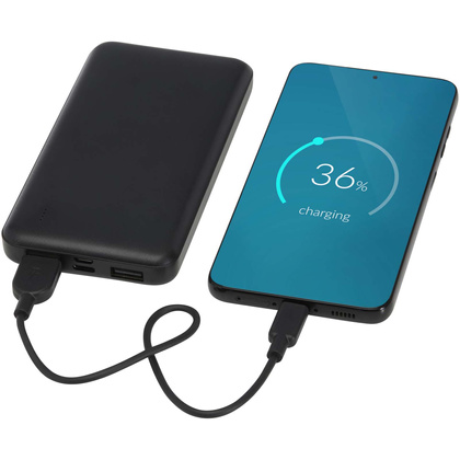Acamar powerbank do laptopa o pojemności 20 000 mAh i mocy 70 W z aluminium z recyklingu