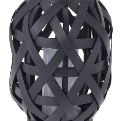 Lampa ogrodowa lampion solarny wiszący latarnia świeca LED