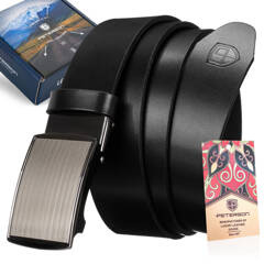 Automatyczny pasek meski ze skory naturalnej