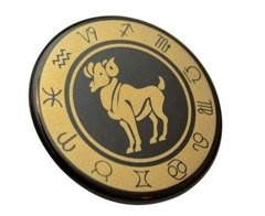 Baran - znak zodiaku - magnes; metal emaliowany - BAR