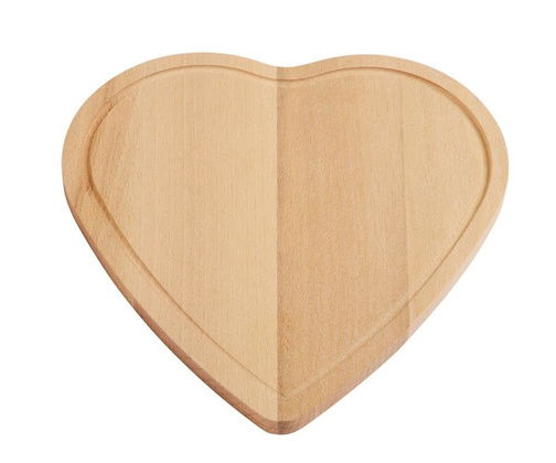 Deska do krojenia WOODEN HEART, drewniany