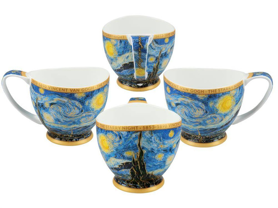 Filiżanka Big Vanessa - V. van Gogh, Gwiaździsta Noc (CARMANI)