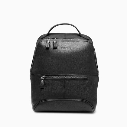 Skórzany plecak damski PUCCINI ROYAL COLLECTION LGD3223 1 Czarny