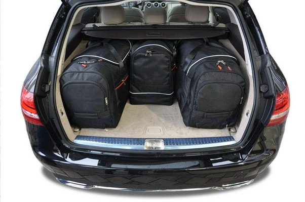 MERCEDES-BENZ C KOMBI 2014+ TORBY DO BAGAŻNIKA 4 SZT KJUST