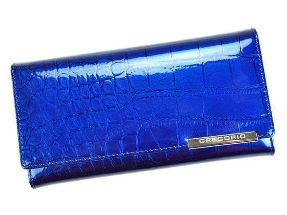 Portfel damski skórzany PELLUCCI  BC-100 Niebieski