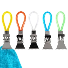 Klipsy na ręczniki ścierki haczyki wieszak żabki do ręczników ścierek 5 sztuk