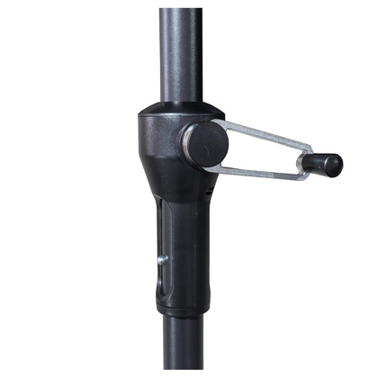 PARASOL OGRODOWY Z OŚWIETLENIEM ŻARÓWKI LED 270CM TURKUSOWY