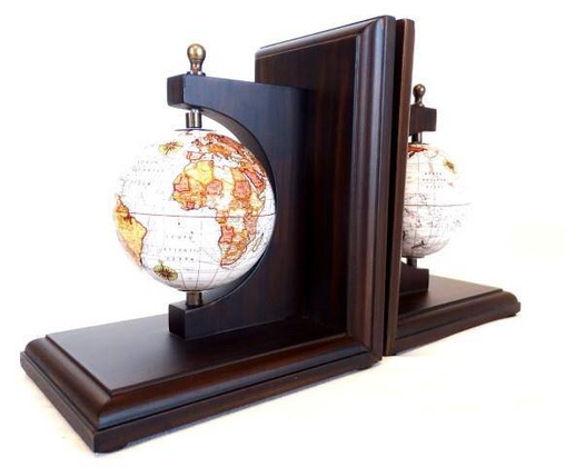 Podpórki książek bookend globusy NC2677C