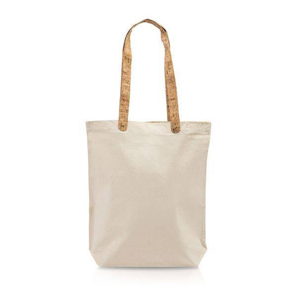 Torba bawełniana 180g 100% z korkowymi uchwytami