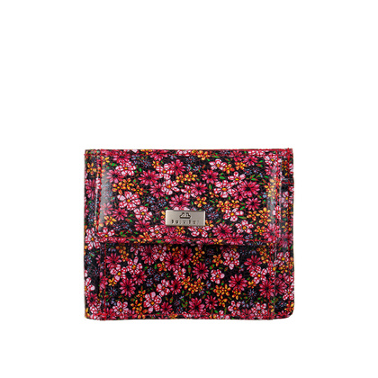 Mały portfel skórzany BajuBaj czerwony PD1055Cs82 RFID