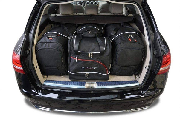 MERCEDES-BENZ C KOMBI 2014+ TORBY DO BAGAŻNIKA 4 SZT KJUST