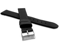 LAVVU Czarny szyty pasek SPORT z luksusowej skóry Top Grain - 20