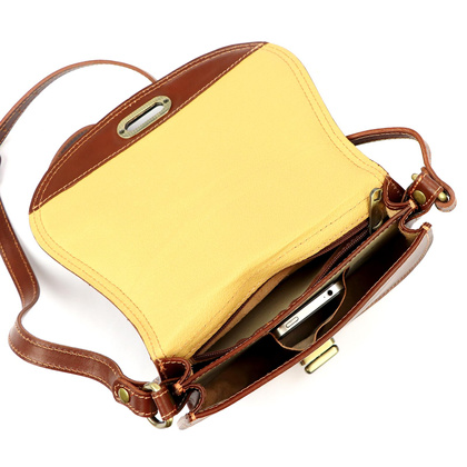 Torebka damska skórzana KEMER ART. 873 Czarna