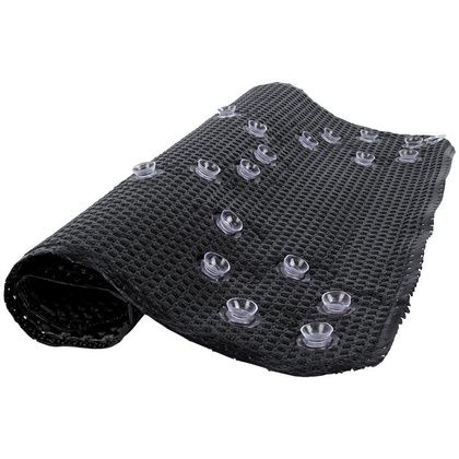 Mata antypoślizgowa pod prysznic czarna 53x53 cm