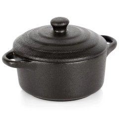 Miseczka do zapiekania porcelanowa z pokrywką 300 ml