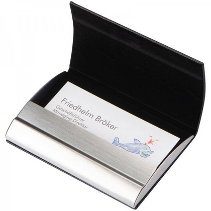 Etui na wizytówki CARDIFF 72303 Czarne