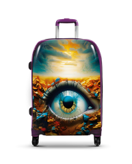 Średnia walizka Oczy