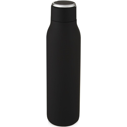 Miedziana butelka izolowana próżniowo Marka o pojemności 600 ml z metalową pętelką